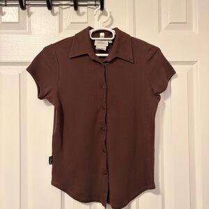 InWear Brown Women's Button Down Shirt (S)